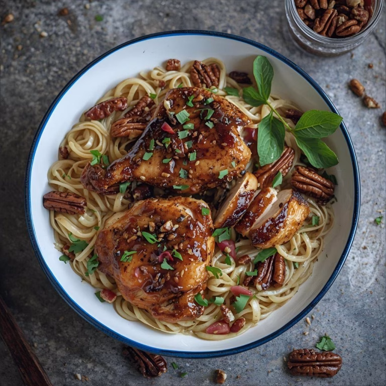 Maple Bourbon Pecan Chicken Recipe