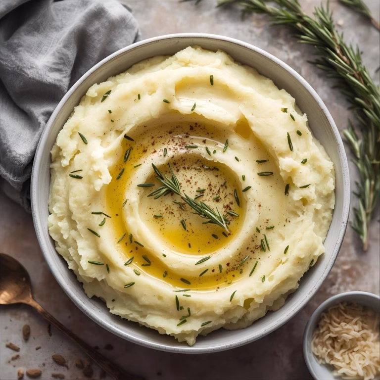 Rosemary Garlic Mashed Potatoes Recipe