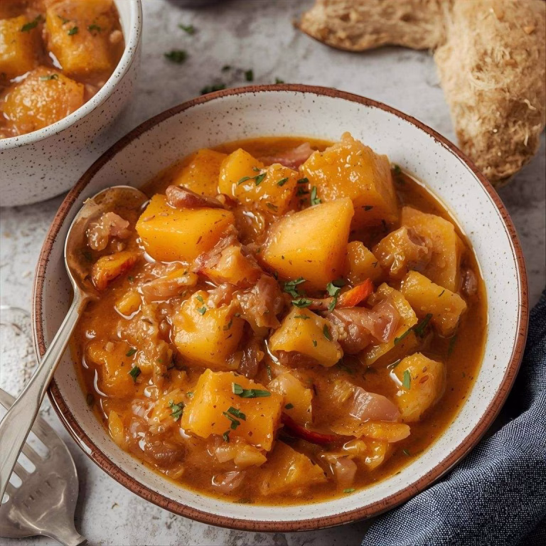 Apple Cider Stew over Mashed Potatoes Recipe