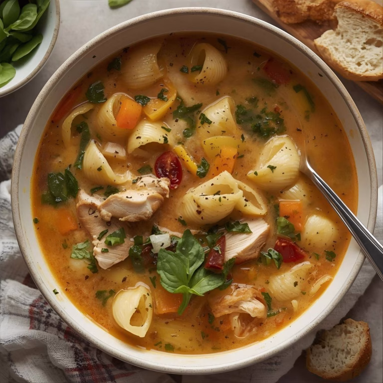 Creamy Tuscan Chicken Soup Recipe