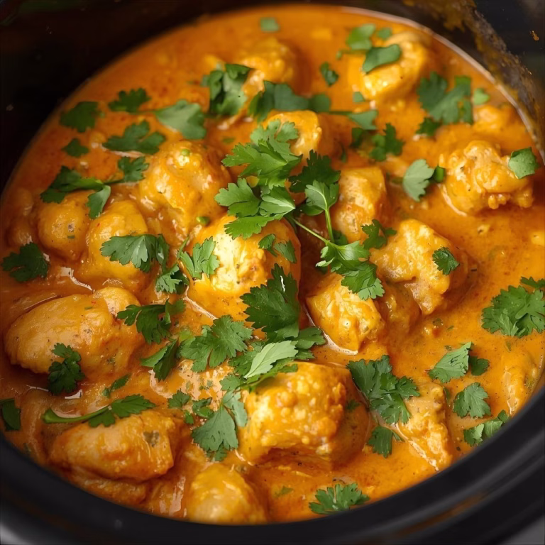 Crockpot Creamy Coconut Chicken Tikka Masala Recipe