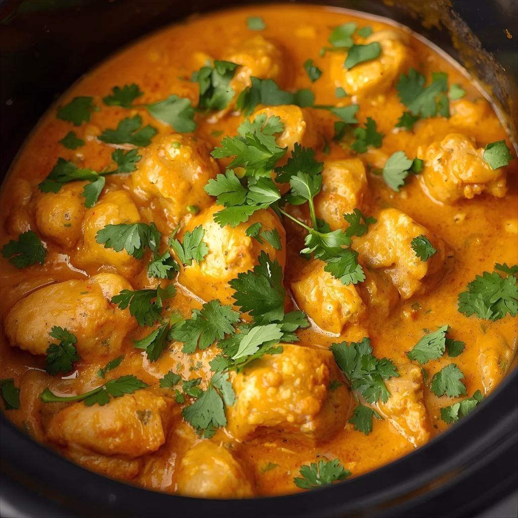 Crockpot Creamy Coconut Chicken Tikka Masala Recipe
