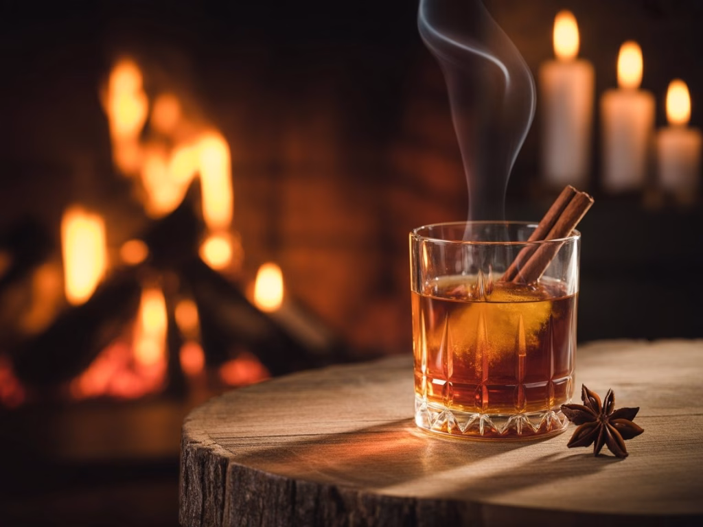 Bourbon and Hot Honey Cocktail