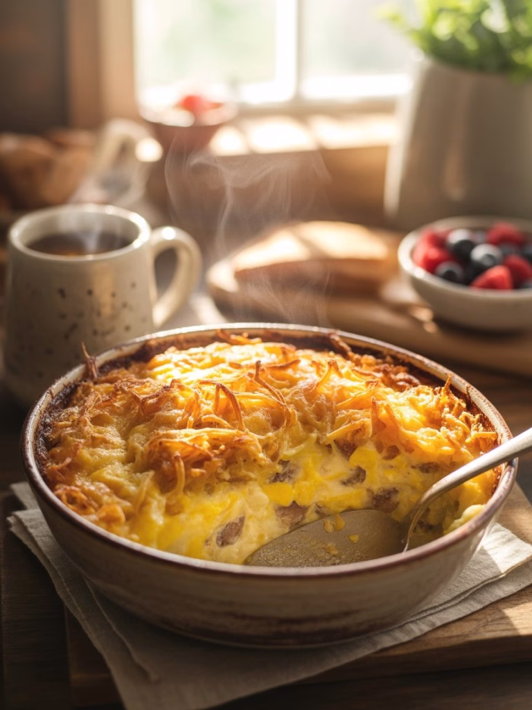 Cheesy Hashbrown Breakfast Casserole