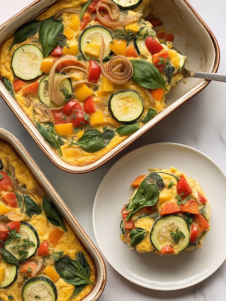 Veggie Packed Breakfast Casserole
