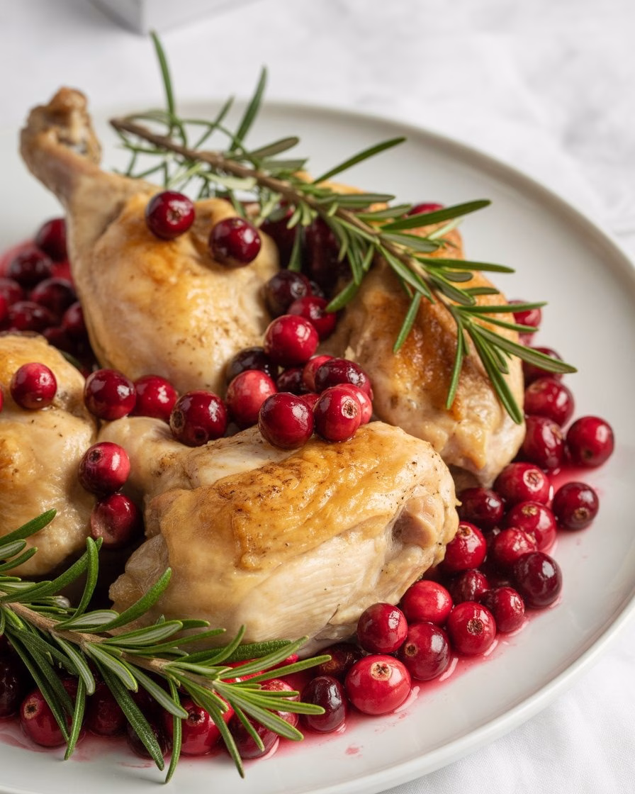 Cranberry Rosemary One Pan Chicken Recipe