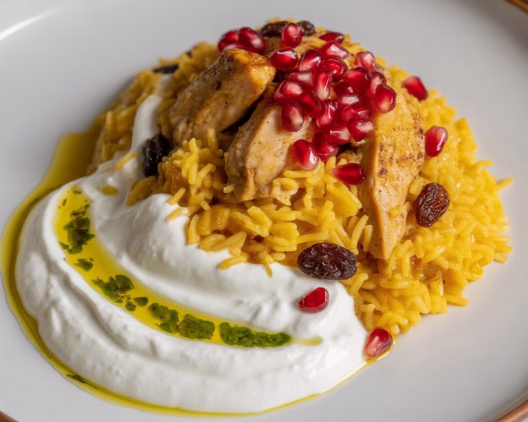 Persian-Style Chicken Pilaf Recipe