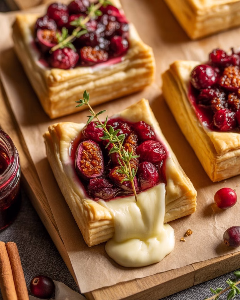 Brie and Cranberry Tart Recipe