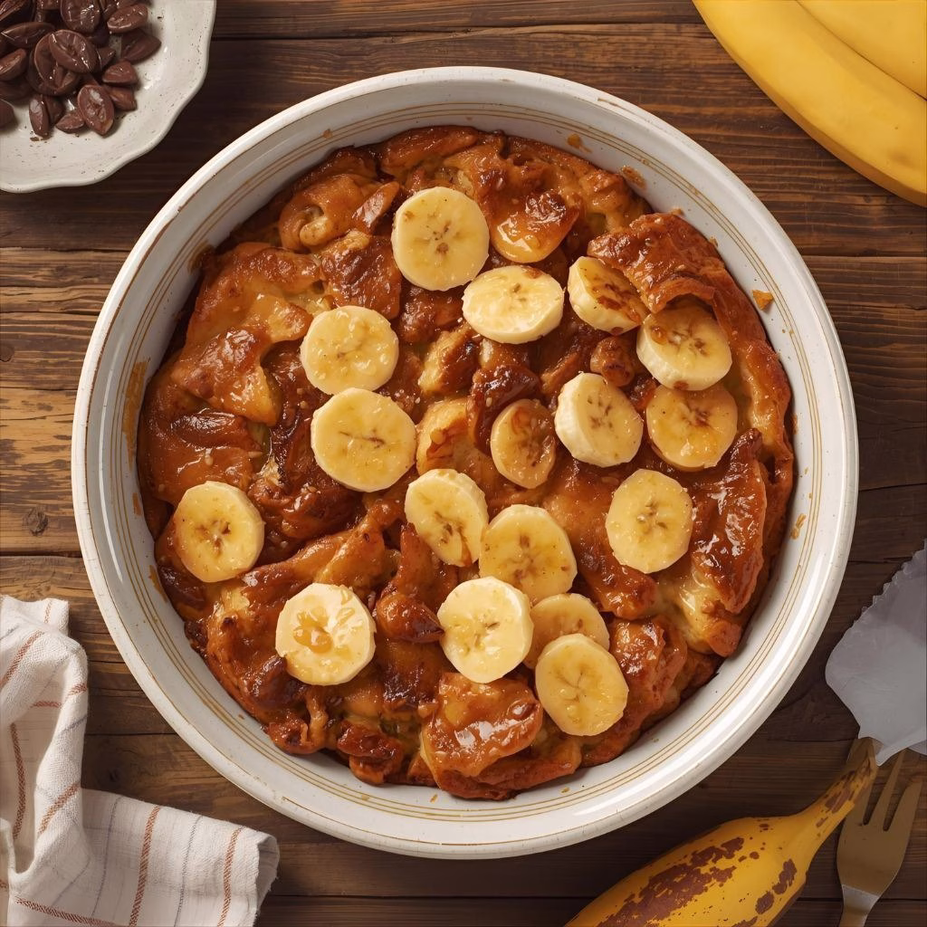 Brown Sugar Banana French Toast Casserole Recipe