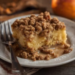 German Apple Cake with Custard and Streusel Topping Recipe