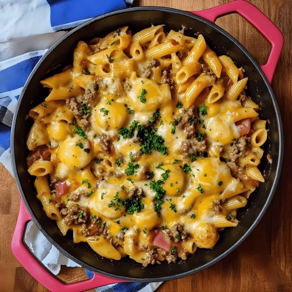 Best One Pot Cheeseburger Pasta Recipe