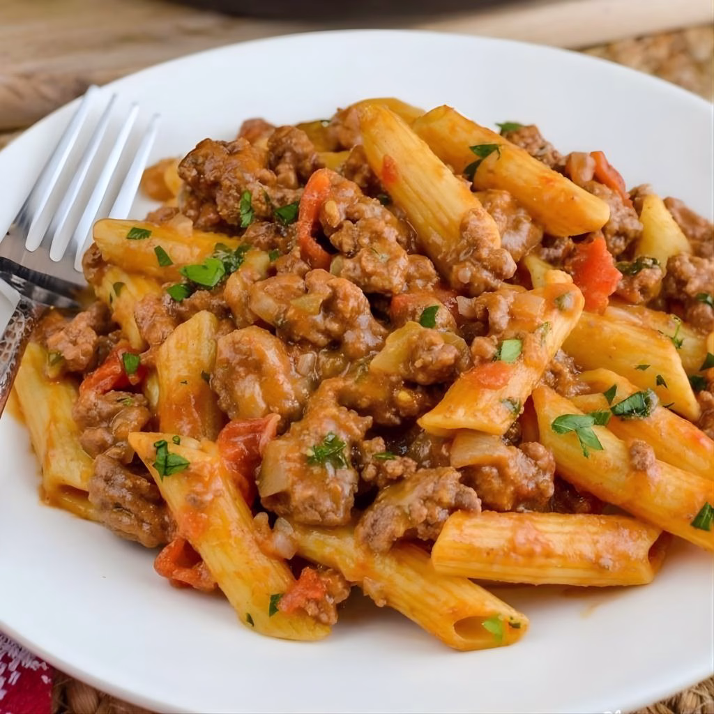 Best One Pot Cheeseburger Pasta Recipe