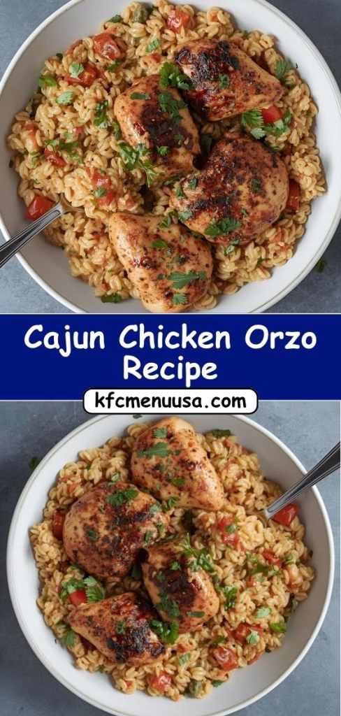 Cajun Chicken Orzo Recipe