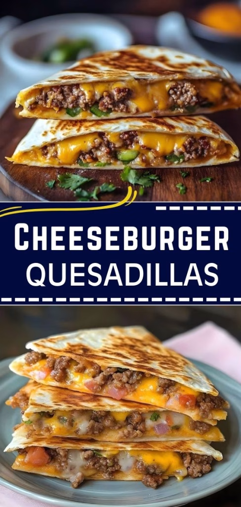 Cheeseburger Quesadillas Recipe