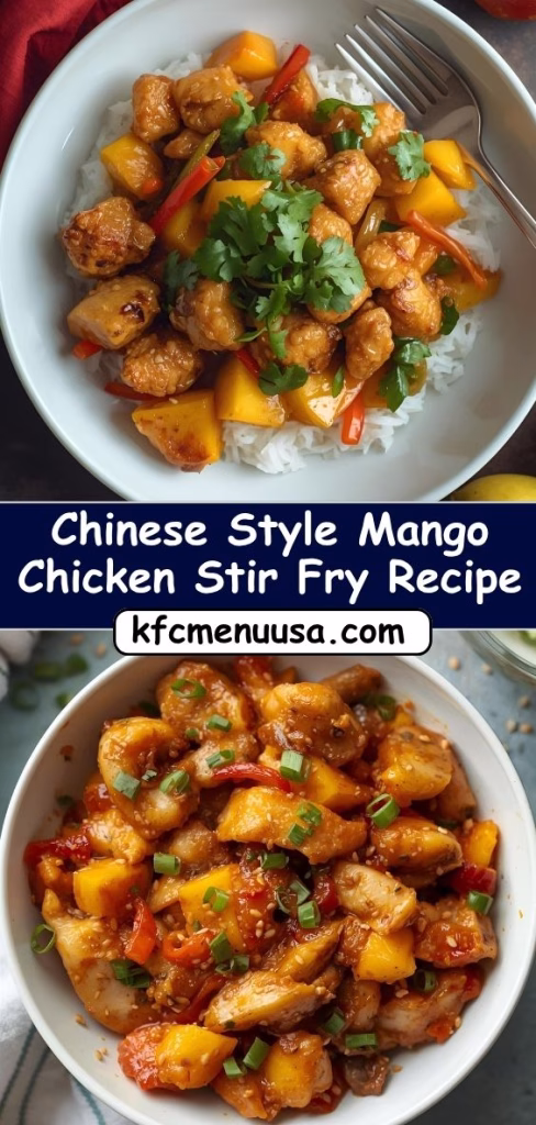Chinese Style Mango Chicken Stir Fry Recipe