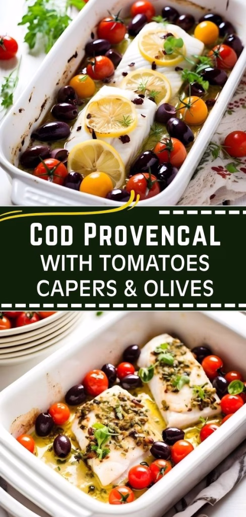 Cod Provencal With Tomatoes Capers And Olives Recipe