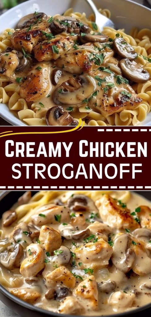 Creamy Chicken Stroganoff Recipe
