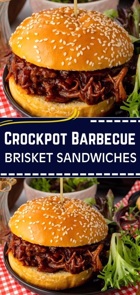 Crockpot Barbecue Brisket Sandwiches Recipe