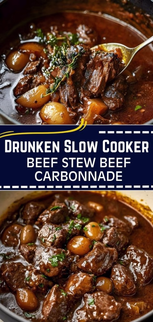 Drunken Slow Cooker Beef Stew Beef Carbonnade Recipe