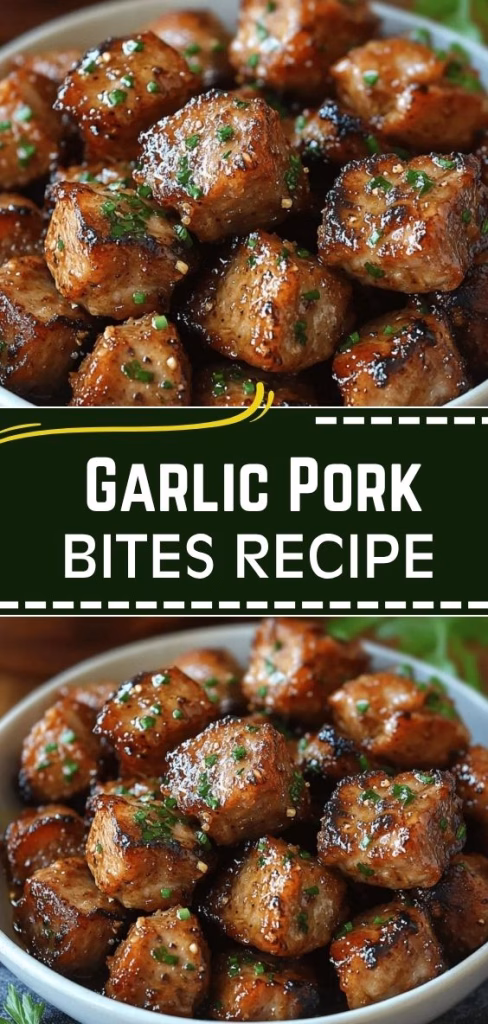 Garlic Pork Bites Recipe