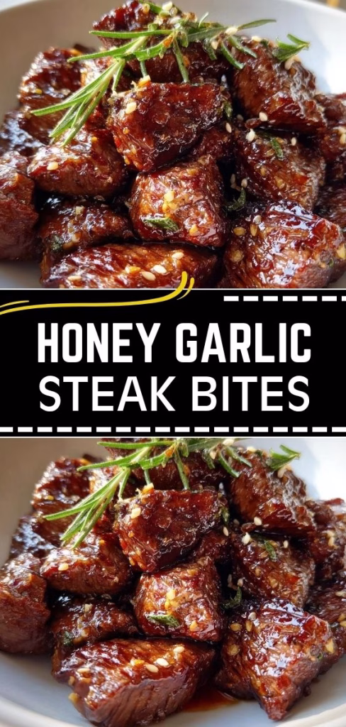 Honey Garlic Steak Bites Recipe