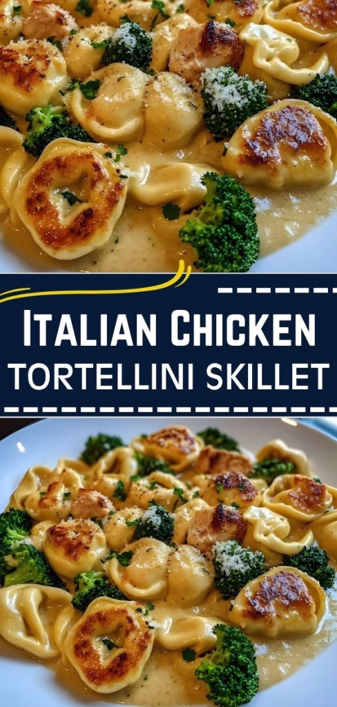 Italian Chicken Tortellini Skillet Recipe