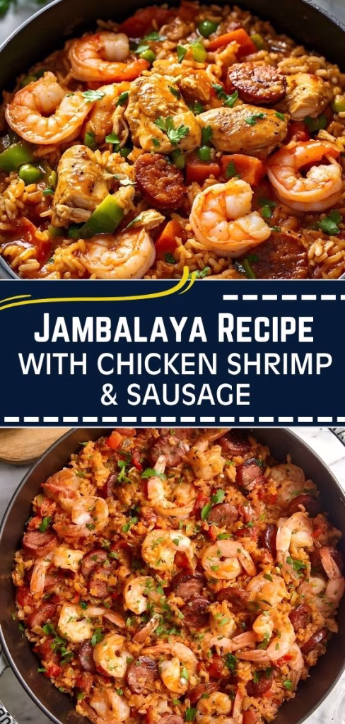 Jambalaya Recipe With Chicken Shrimp And Sausage