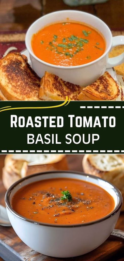 Roasted Tomato Basil Soup Recipe