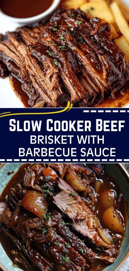 Slow Cooker Beef Brisket With Barbecue Sauce Recipe