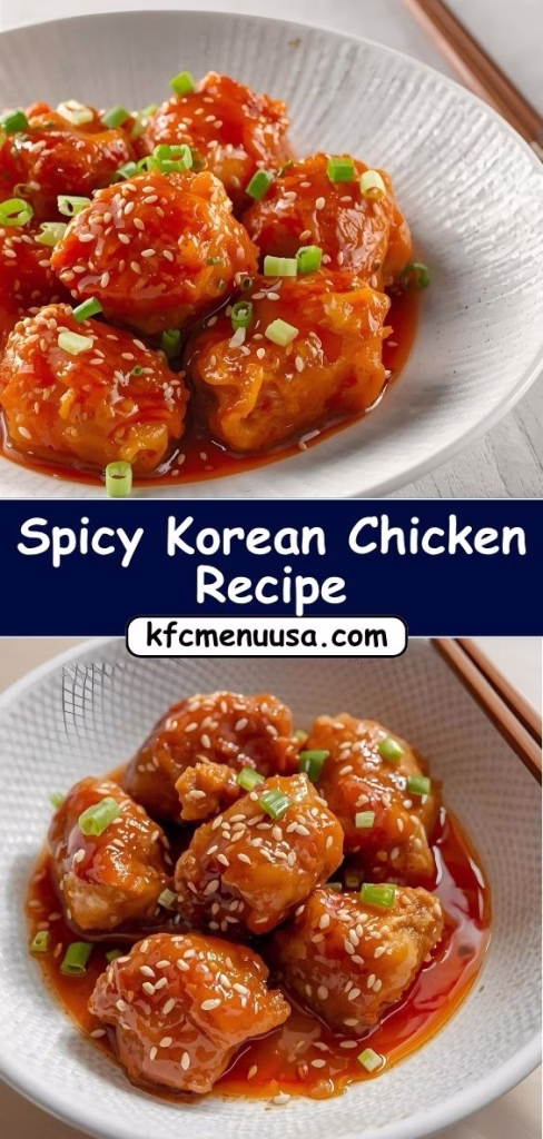 Spicy Korean Chicken Recipe