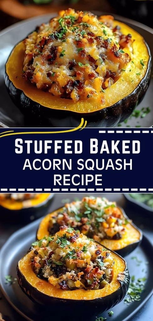 Stuffed Baked Acorn Squash Recipe
