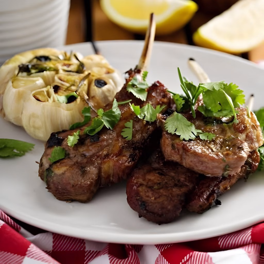 Garlic and Herb Lamb Chops Recipe