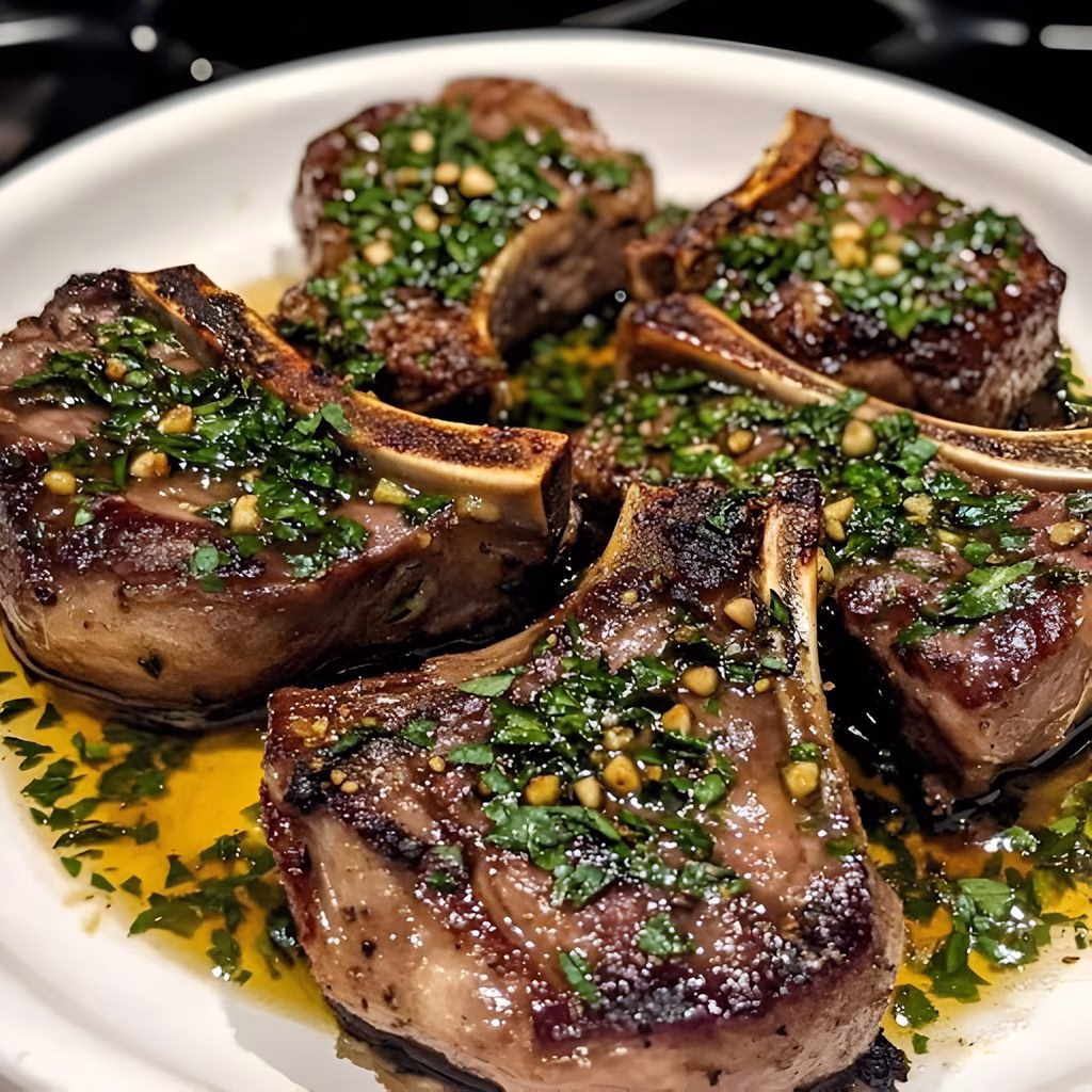 Garlic and Herb Lamb Chops Recipe