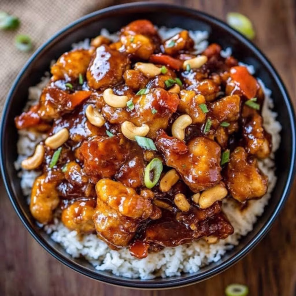 Spicy Cashew Chicken Recipe