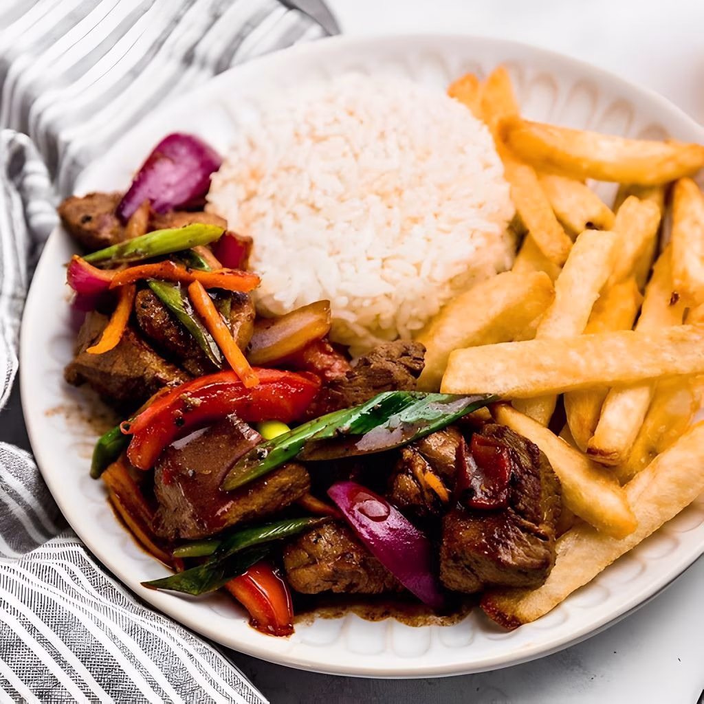 Lomo Saltado Peruvian Beef Stir Fry Recipe