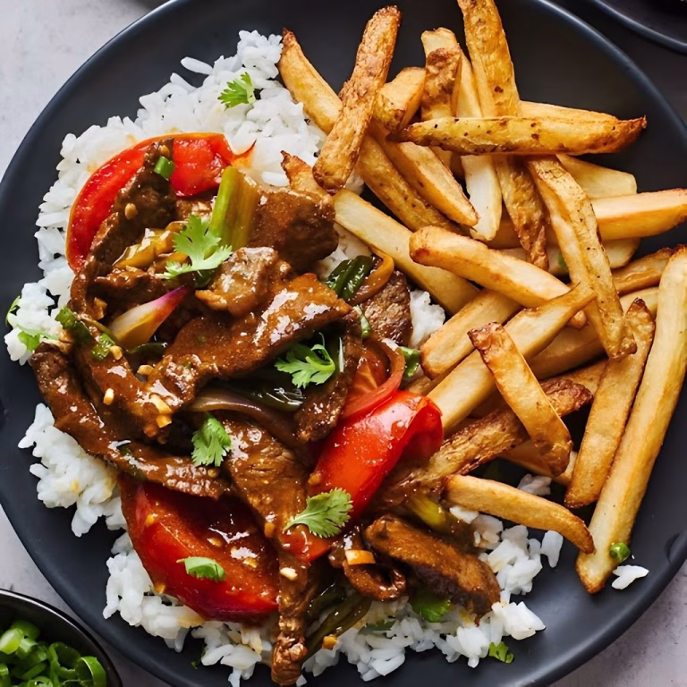 Lomo Saltado Peruvian Beef Stir Fry Recipe