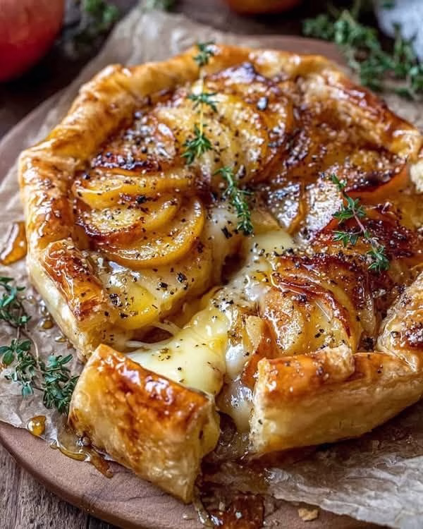 Baked Gruyere In Pastry With Rosemary And Garlic Recipe