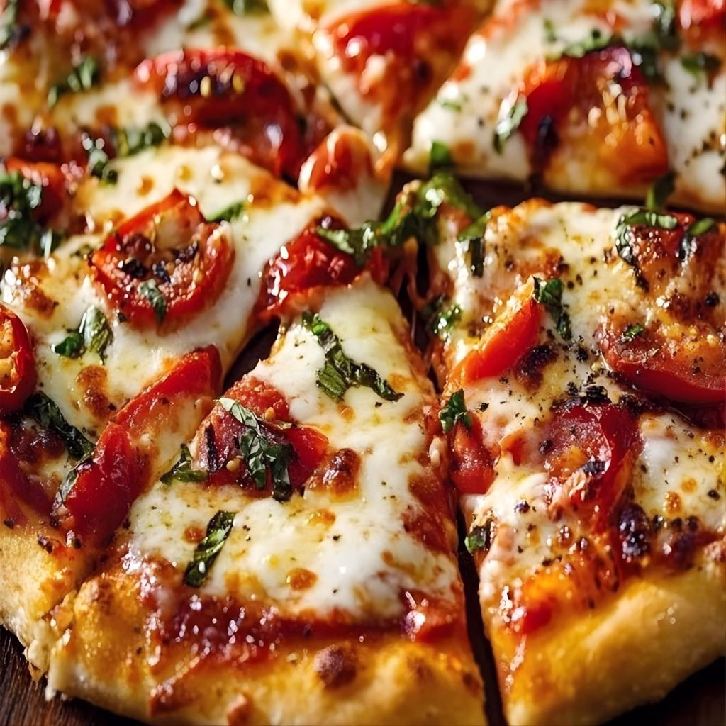 Calabrian Chili Roasted Red Pepper Pizza Recipe