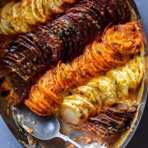 Cheesy Root Vegetable Gratin Recipe