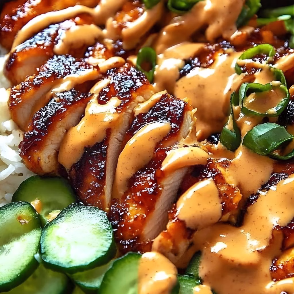 Spicy Chicken Yum Yum Rice Bowls Recipe