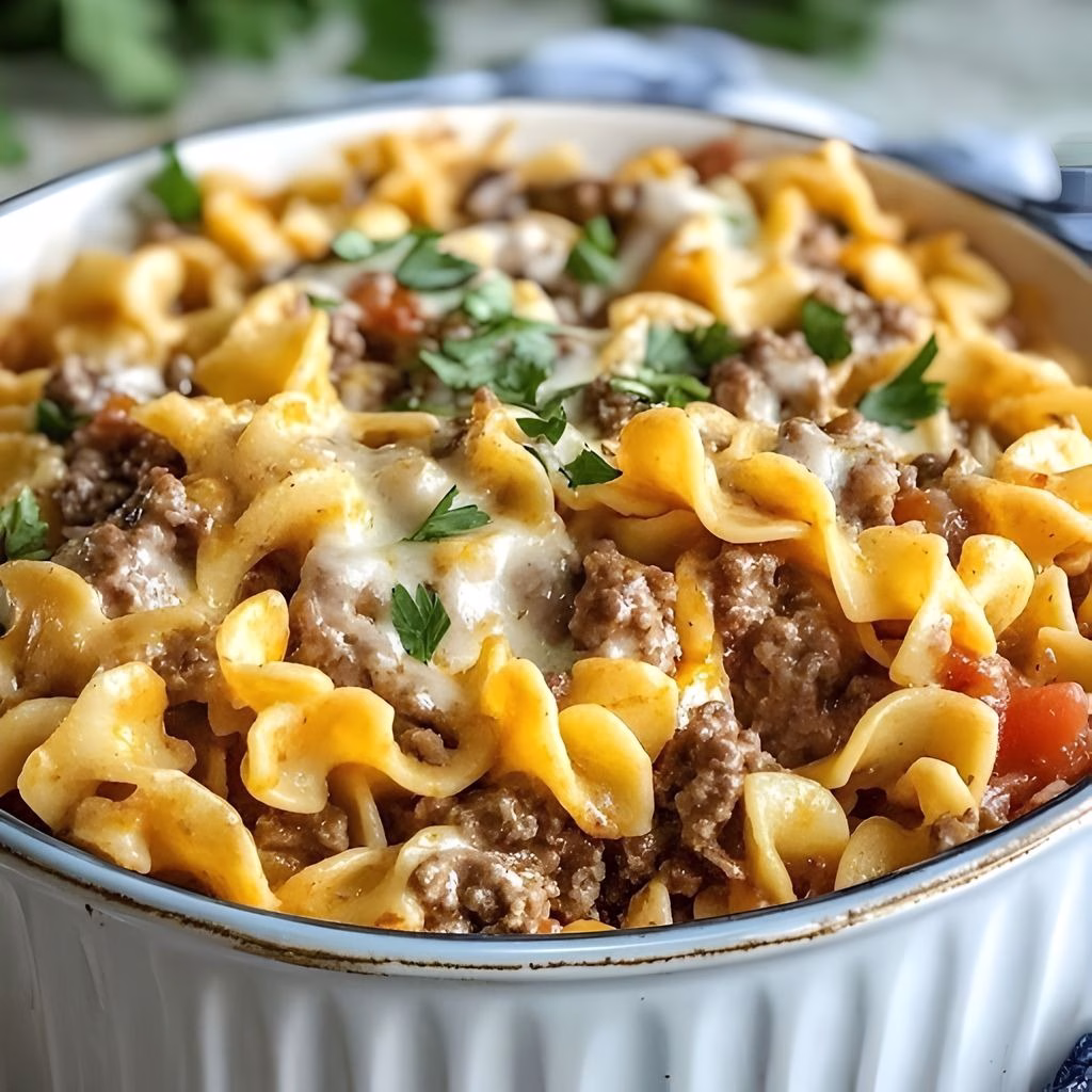 Sour Cream Beef Noodle Casserole Recipe