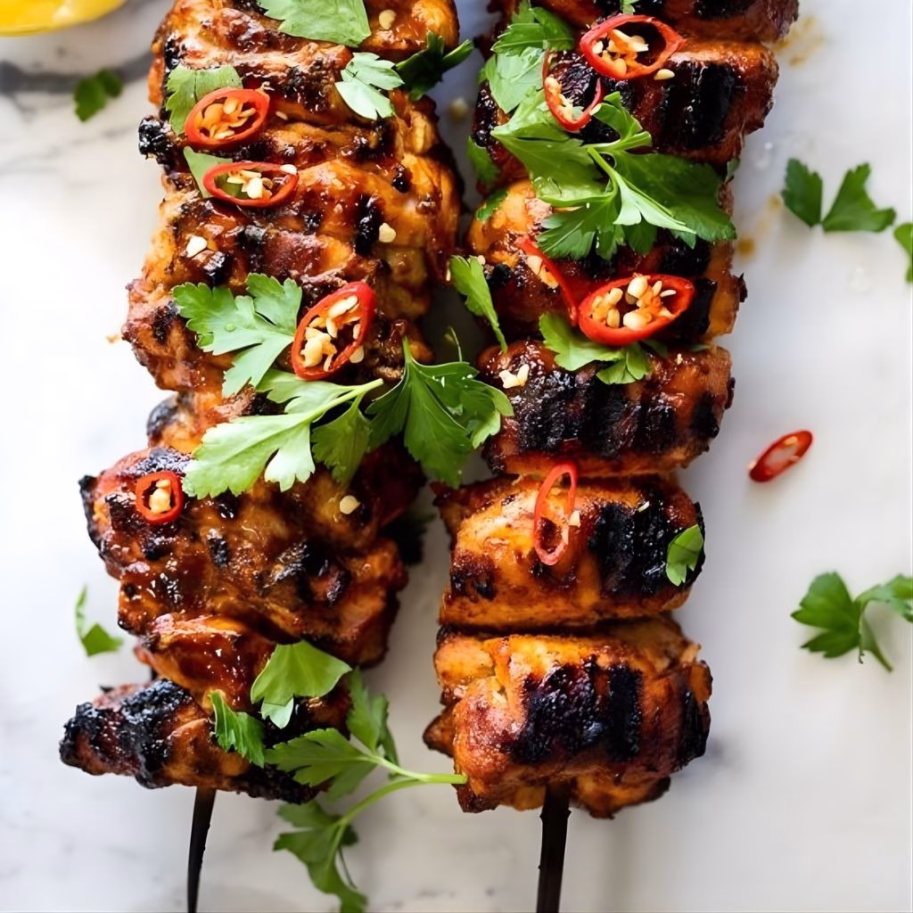 Peri Peri Grilled Chicken Skewers Recipe
