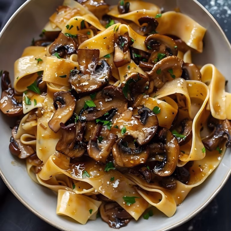 Pappardelle Pasta With Portobello Mushroom Ragu Recipe