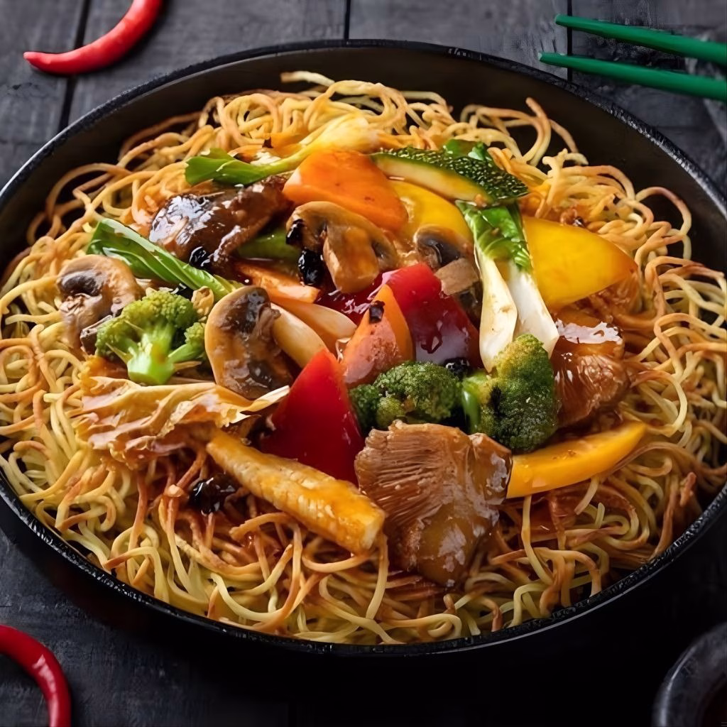 Beef Pan Fried Noodles Recipe