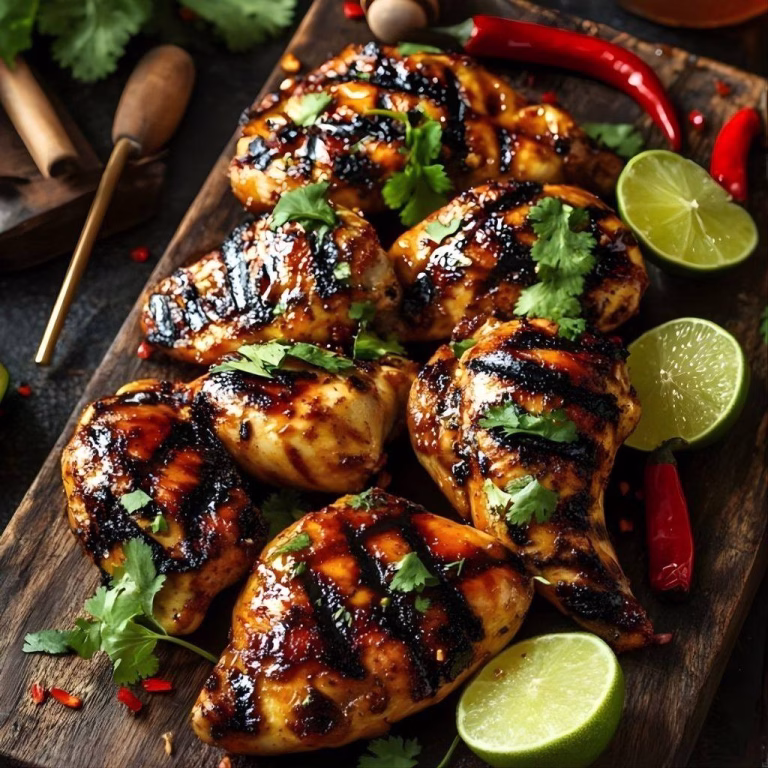 Grilled Chili Lime Chicken Thighs Recipe