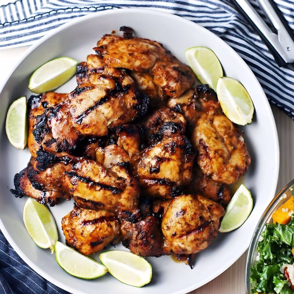 Grilled Chili Lime Chicken Thighs Recipe
