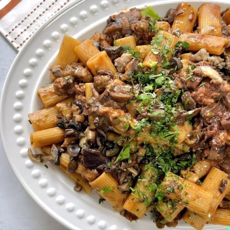 Pasta Alla Boscaiola Recipe