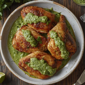 Peruvian Chicken With Green Sauce Recipe