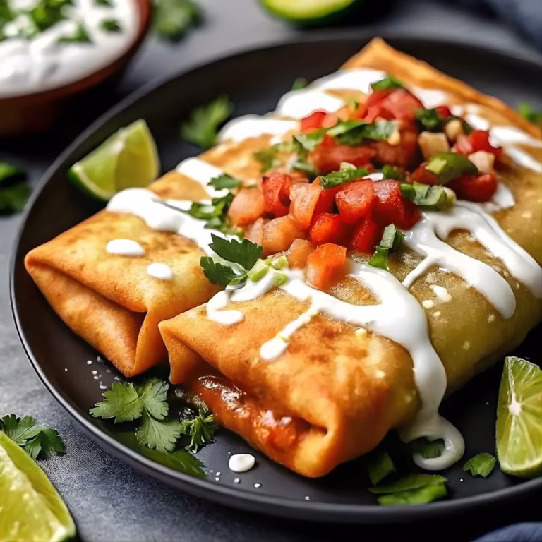 Chicken Chimichangas Recipe