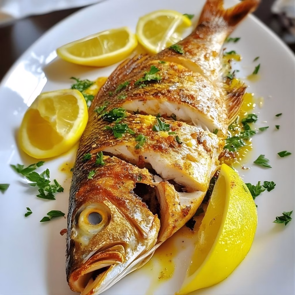 Oven Baked Whole Snapper Recipe